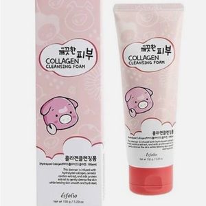 Esfolio Korean skincare collagen cleansing foam